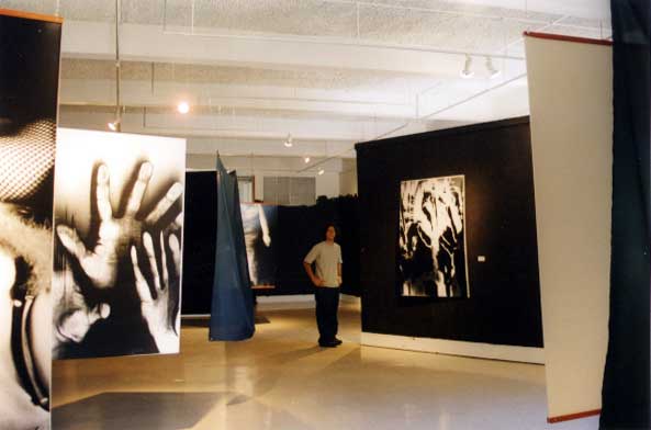 Juan at Blackout Exhibit